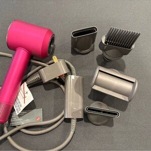 Dyson Hair Dryer Set - Pink and Gray